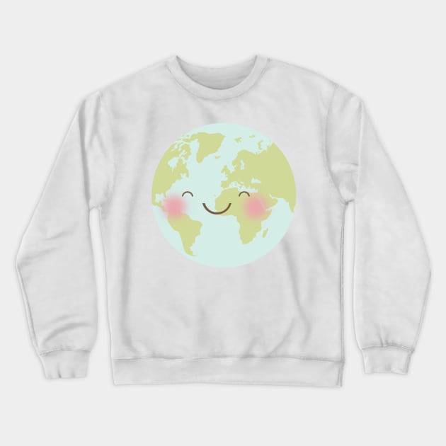 Earth Crewneck Sweatshirt by littlemoondance